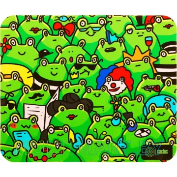 Коврик для мыши CACTUS Frogs (CS-MPC-D09M)